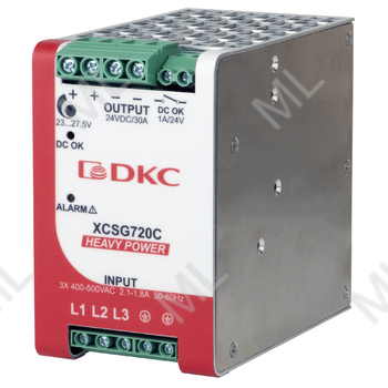 Источник питания "HEAVY POWER", трехфазный, 720Вт, 30А, 24В АРТ.XCSG720C - Каталог электротехнического оборудования